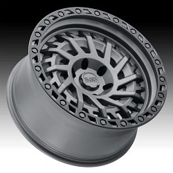 Black Rhino Shredder Matte Gunmetal Custom Truck Wheels 2